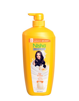 شامبو نيشا للشعر مع بروتين البيض 600 مل..